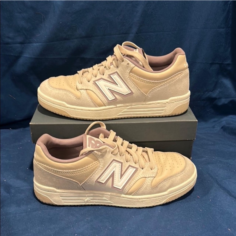 New balance- 480, white beige, 7.5 women sw